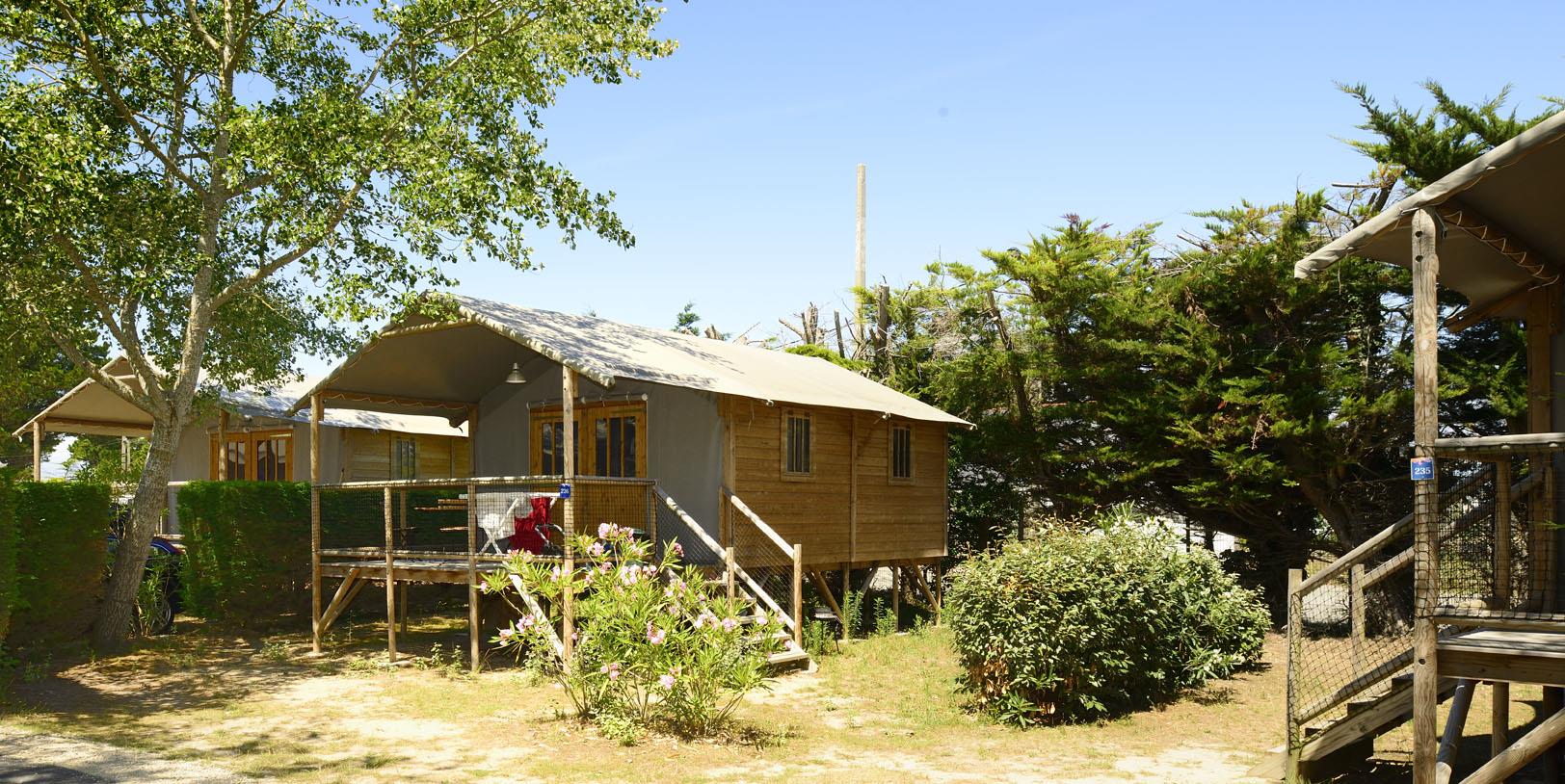 Hut Lodge Comfort  38m² (2 kamers) overdekt terras 8m²